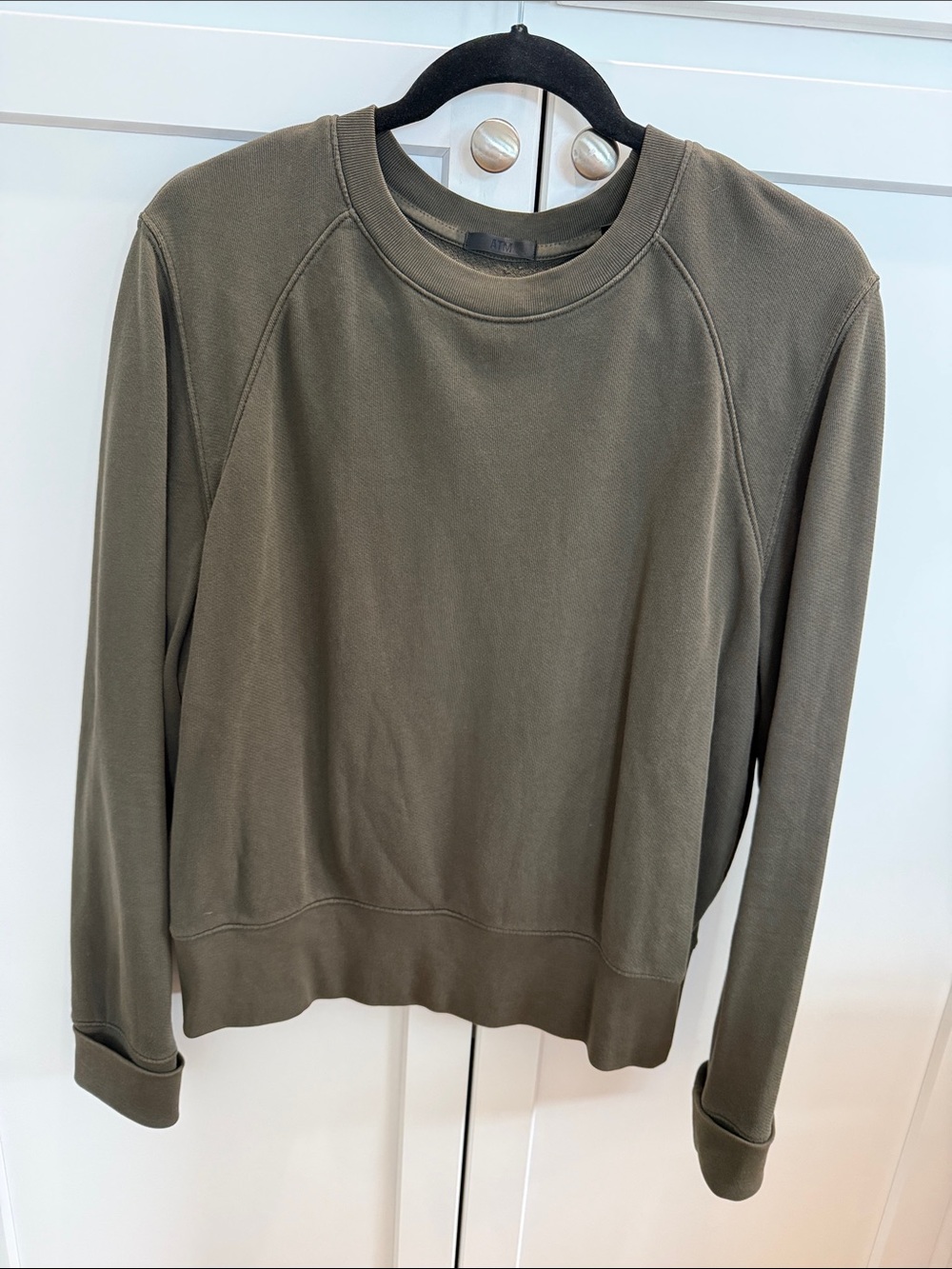 ATM Everyday Olive Green Crewneck Sweatshirt
